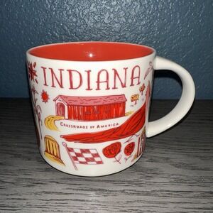 Starbucks INDIANA Been There Series Collection Coffee Mug 14 fl oz New With SKU